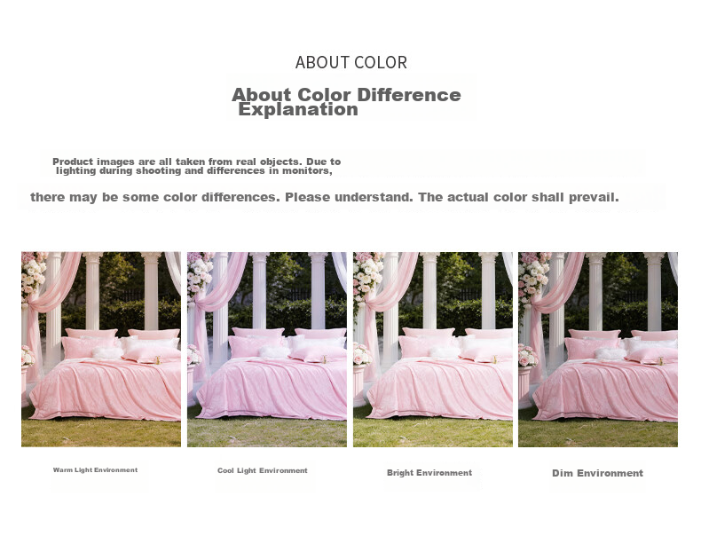 Fuanna Chinese Style Romantic Jacquard Four-Piece Set Luxury National Style Jacquard Wedding Bedding 1.8m Bed 9