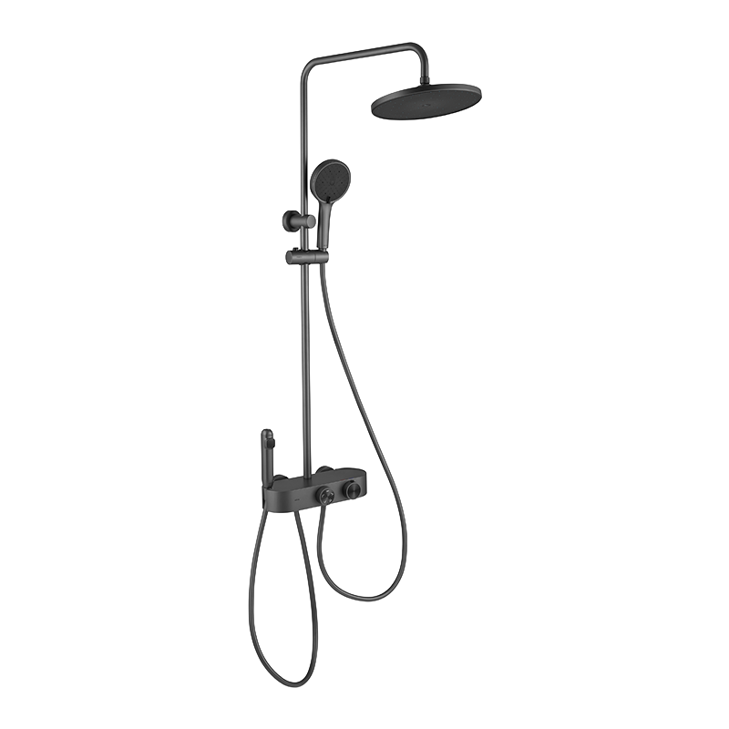 Moen New Arrival Thermostatic Shower Set Four-Function Large Storage Shelf with Spray Gun Model 31244