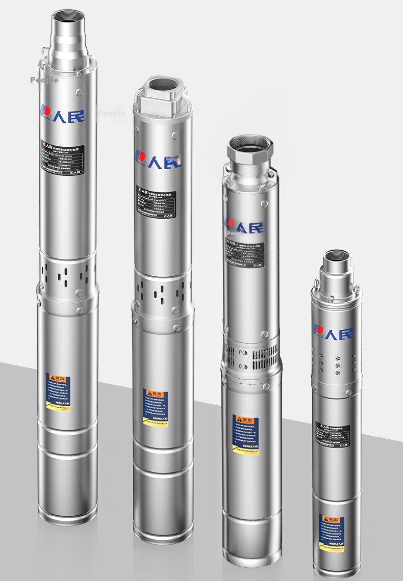 People Stainless Steel 1100W Deep Well Pump 220V High Lift Large Flow Water Pump Submersible Pump for Deep Wells Agricultural Use 3