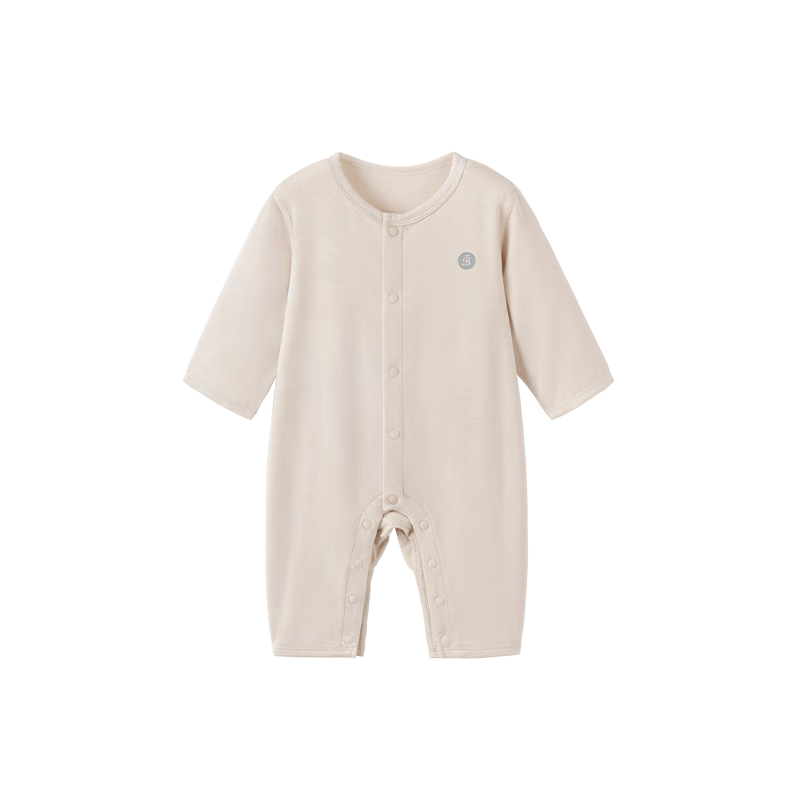 Babylove Infant Romper, Spring And Autumn Lightweight Warm Clothing, Solid Color Onesie for Baby Boys And Girls, Crawling Suit, Base Layer Pajamas