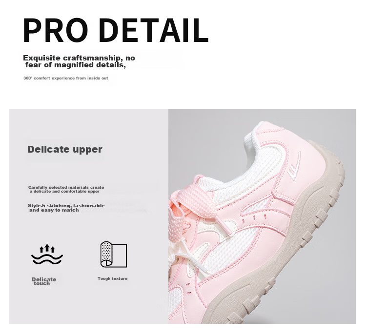 Warrior Women's Spring Summer Mesh Breathable Non-Slip Hiking Shoes Thick Sole Durable Sports Dopamine Training Shoes Beige Size 38 4