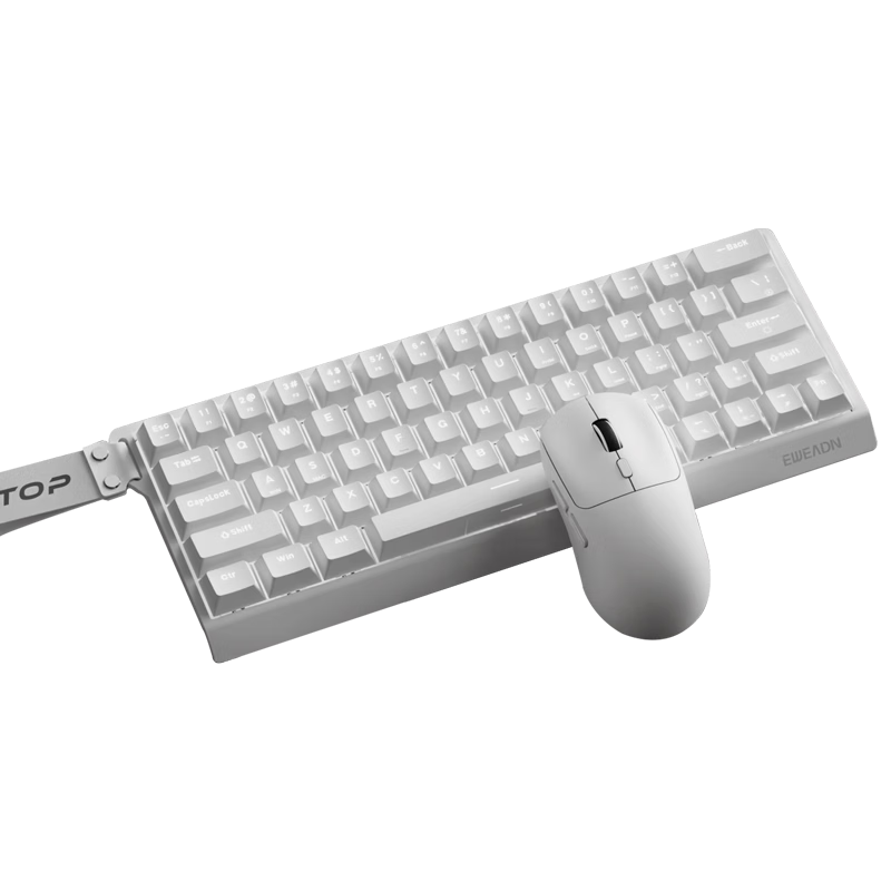 EWEADN DK63 Magnetic Axis Keyboard and Mouse Set Mechanical Gaming Customizable Hot-Swappable Wired Web Driver Computer Office Side-Engraved High-Quality 63-Key Layout