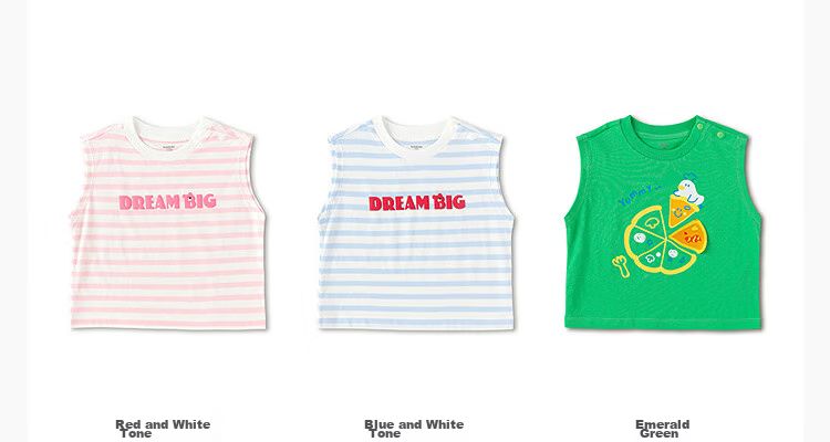Balabala Baby Sleeveless T-Shirt Vest Girls Boys Infant Clothing 2026 New Summer Cotton Soft Top 16