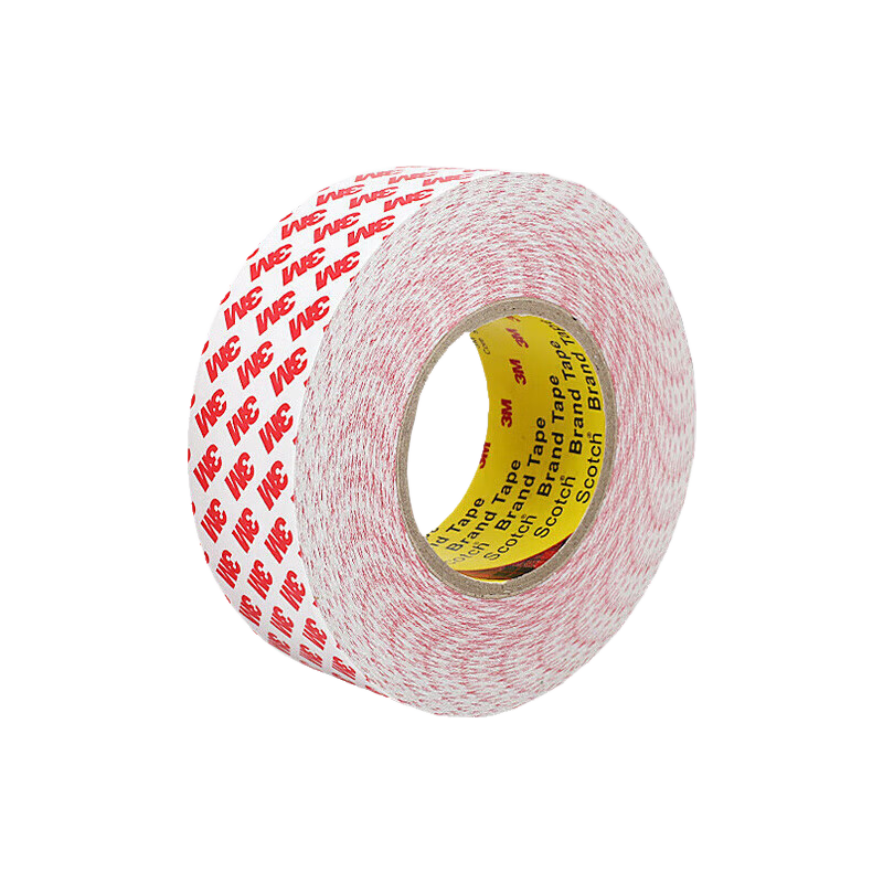 3M Double-Sided Tape for Spring Festival Couplets And Wedding Room Decoration, Non-Woven Semi-Transparent Cotton Tape for Couplets, Heat-Resistant 55236 Double-Sided Tape, 10mm Long, 50m Thick, 0.12mm