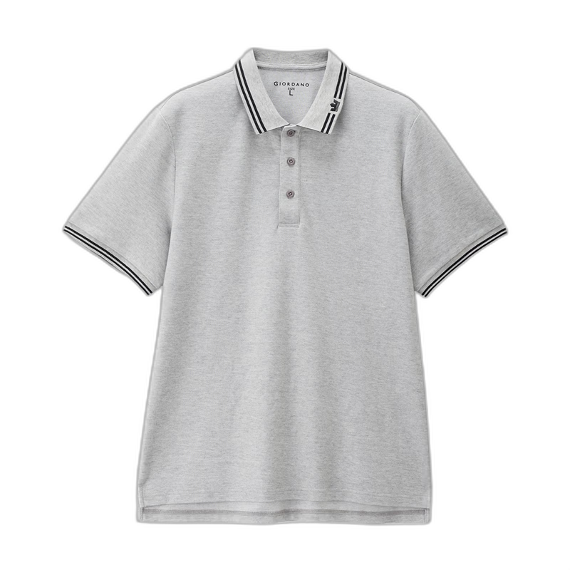 Giordano 2026 Summer New Black Technology Cooling Sun Protection Embroidered Collar Short Sleeve Polo Shirt Men 13016331