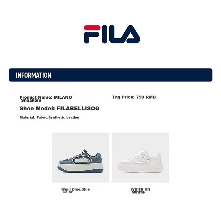 FILA Official Women's BELLIS OG Sneakers 2026 Summer Casual Dad Shoes Sports Shoes 2