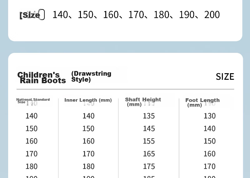 Scoornest Kids Waterproof Rain Boots Non-Slip Toddler Boys Girls Water Shoes 2025 New Model 30