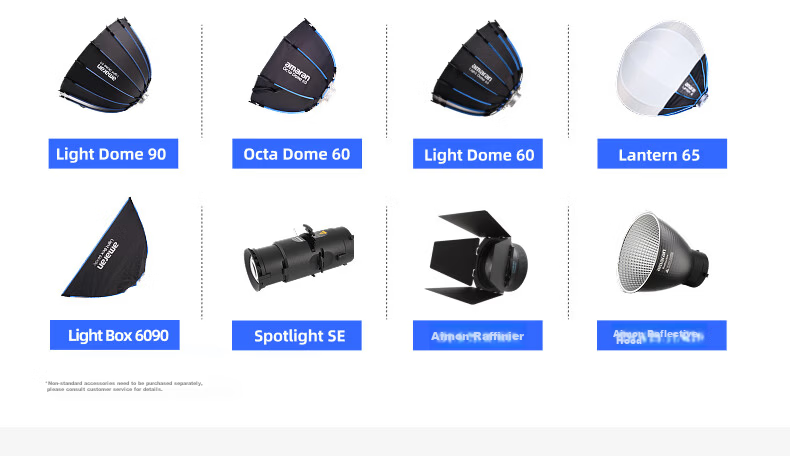Aputure Amaran Halo 300x 300W Live Streaming Fill Light Adjustable Color Temperature Video Photography Continuous Lighting Lamp 20