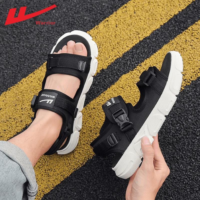 Warrior Men's Sandals 2026 Summer New Trendy Beach Shoes Water-Resistant Hiking Shoes Casual Couple's Sandals