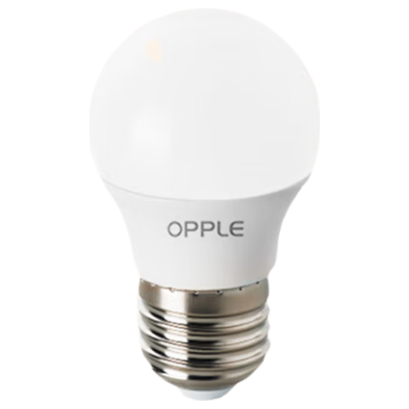 OPPLE LED Energy-Saving Bulb E27 Screw Base [3W - Super White Light 6500K] Single Pack High Power Bright High CRI Bulb