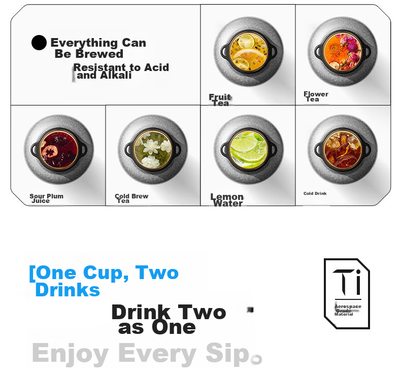 NRMEi Insulated Large Capacity 316L Stainless Steel Tumbler Tea Separation Outdoor Sports Wide Mouth Ice Water Bottle Cup for Men 14
