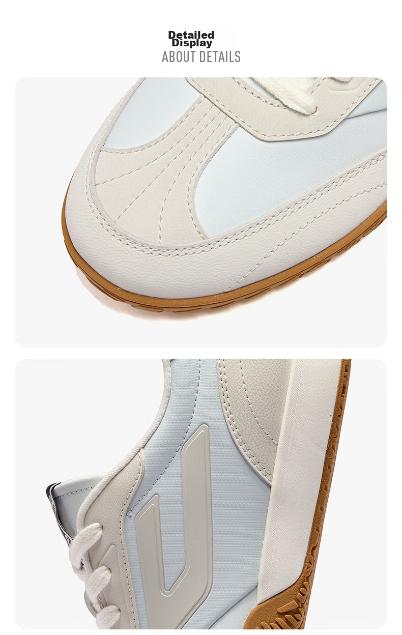 ERKE Men's Sneakers Summer 2026 New Breathable Casual Thin-Soled Trendy Sports Shoes | Nebula (Leather) 32