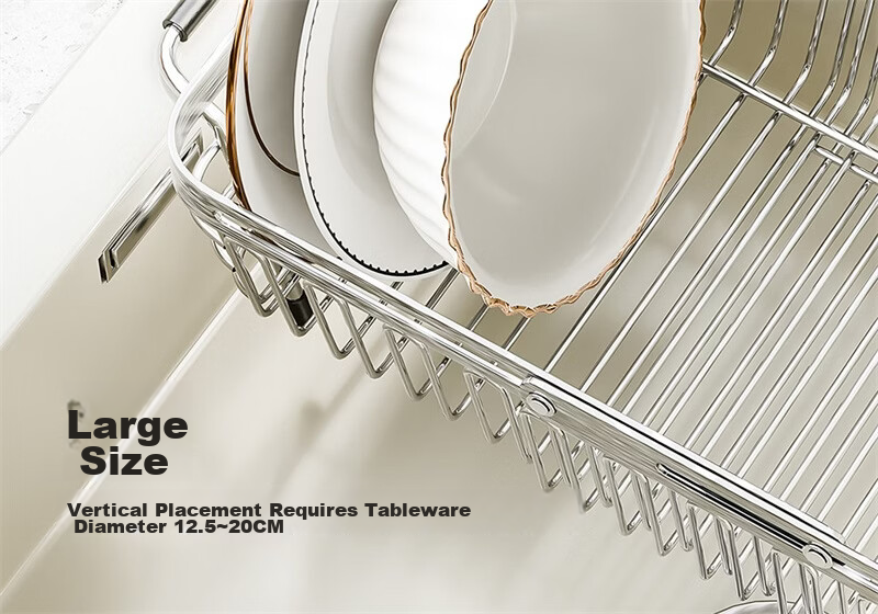 Submarine 304 Stainless Steel Kitchen Draining Rack Food Grade Sink Basket Dish Rack Telescopic Storage Rack 21