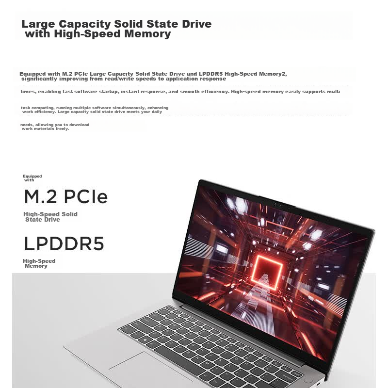 Lenovo Laptop V14 Ryzen 7 High-Performance Business Office Student Online Class Live Streaming Design Editing All-in-One Lightweight Ryzen R7-170 16GB 1TB SSD 3