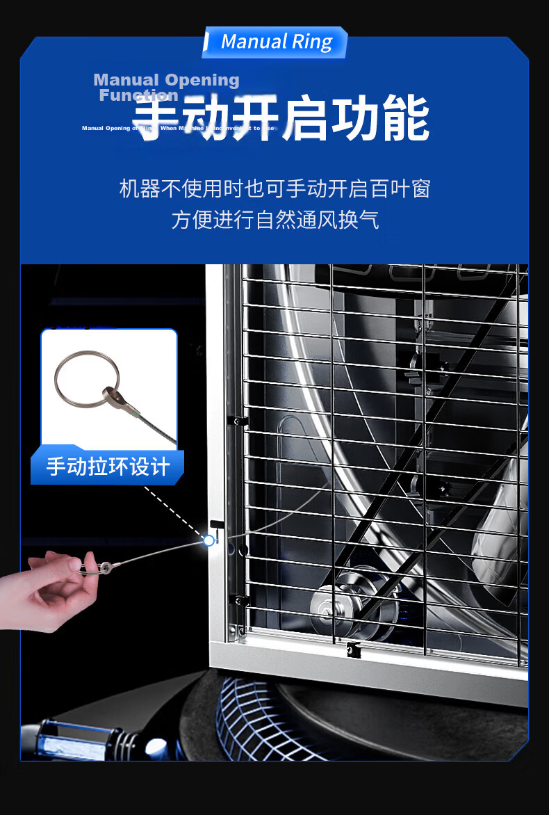 Diamond Brand High-Power 14-Inch Red Seven-Blade Exhaust Fan Kitchen Range Hood Home Bathroom Ventilation Industrial Strong Ventilator 18