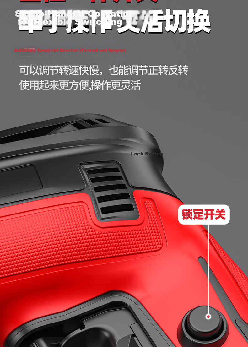 Delixi Electric Hand Drill AC 220V Household Small Wall Drilling Concrete Electric Screwdriver Handheld Drill 550W 19