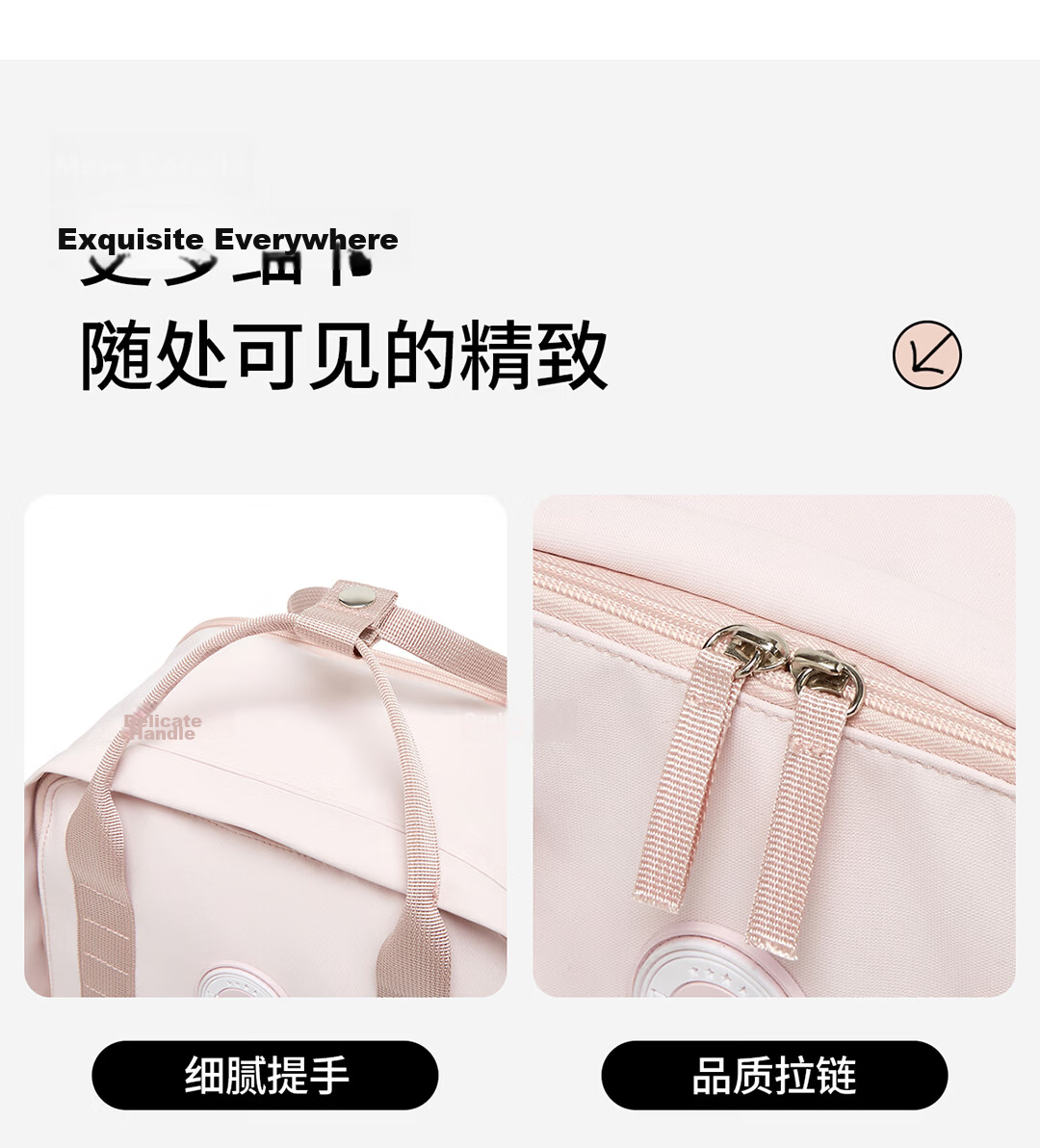 JINSHIWQ Women's Backpack Laptop Bag Lightweight Commuter High-Style College Student Casual Travel School Bag for Middle and High School Students 20