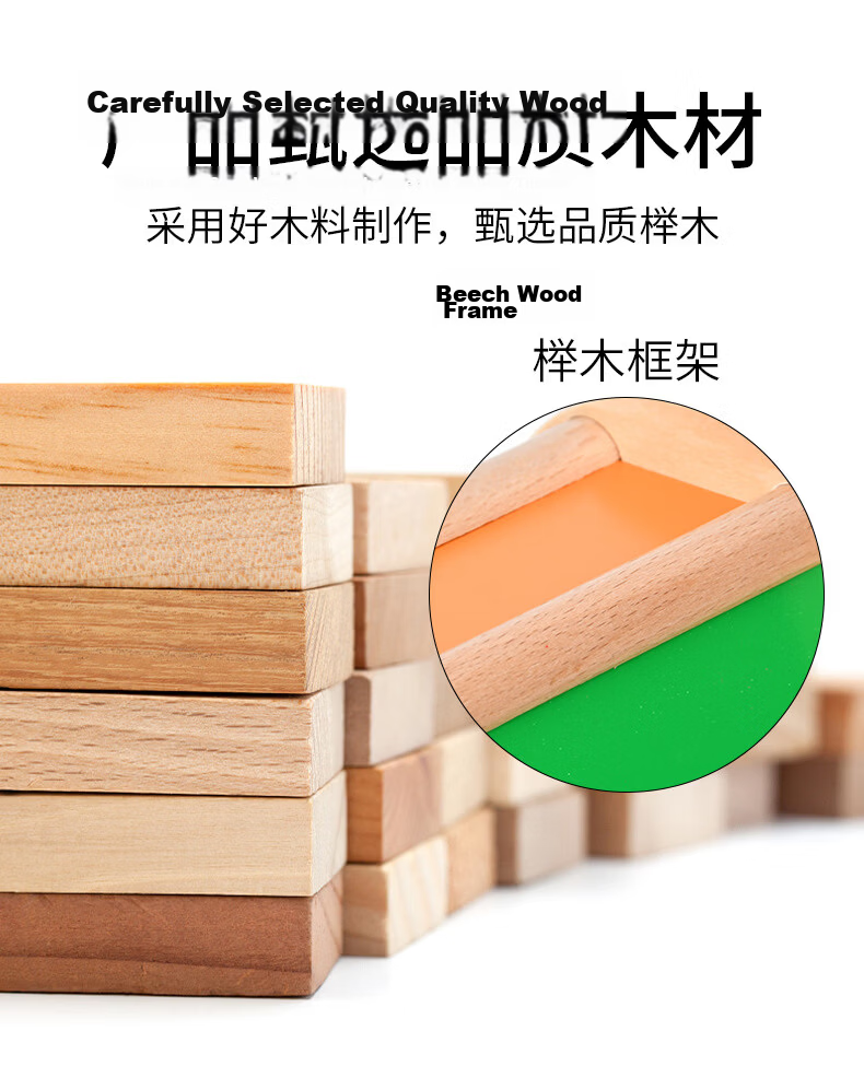 Little Elephant Dancing Textile Drum Montessori Early Education Toy Baby Rainbow Solid Wood Educational Drum 0-3 Years Wooden Rotating Drum Roller Teaching Aid 10