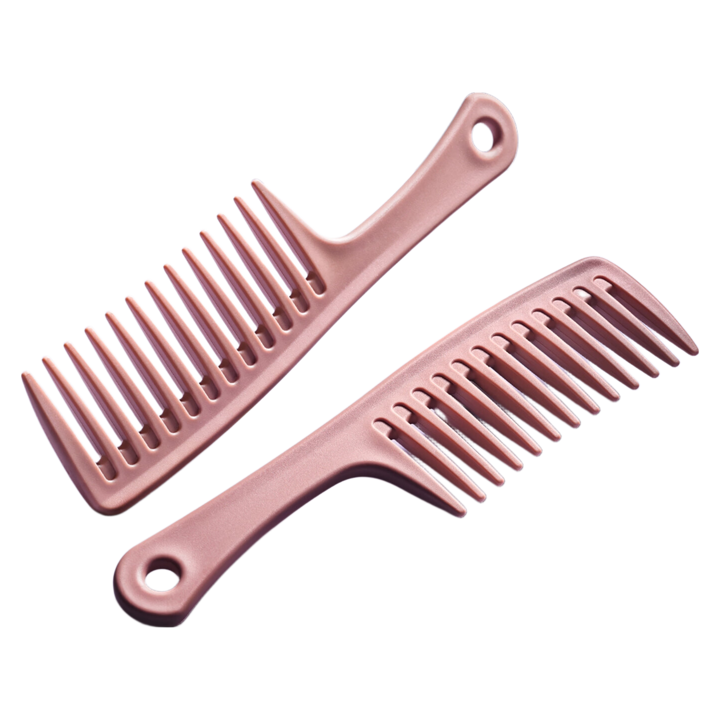 Creative Art Wide-Tooth Comb for Women, Large Teeth Thick Comb for Permed Hair, Long And Curly Hair Comb, Children's Protective Roll-Up Non-Straight Plastic Comb, Teacher's Day Gift