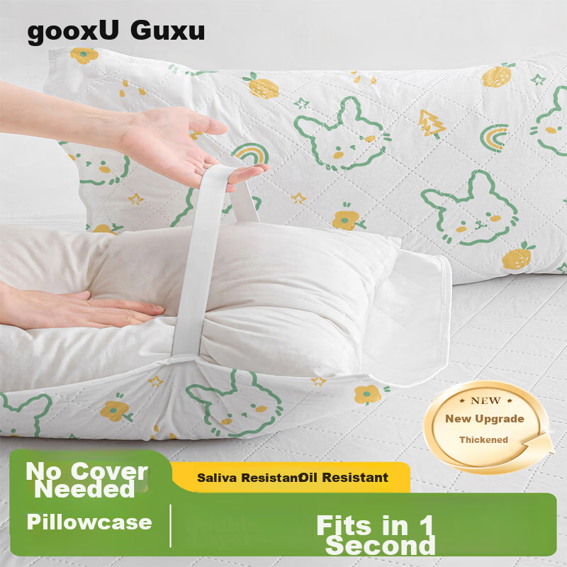Guxu Disposable Pillowcase Travel Hotel Anti-Dirt Pillow Cover Large Size Individually Packaged for Train Sleeper