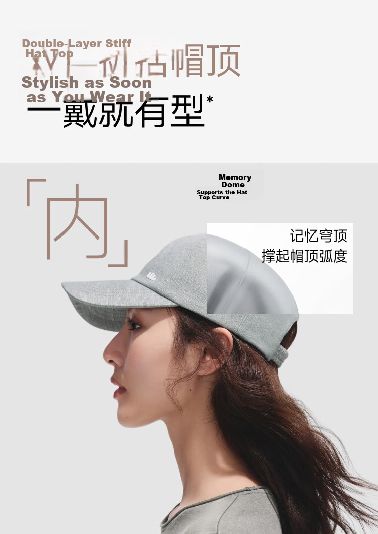 Beneunder Baseball Cap Unisex Sun Protection Outdoor Cycling Duckbill Wide Brim Slim Face Hat DS020 11