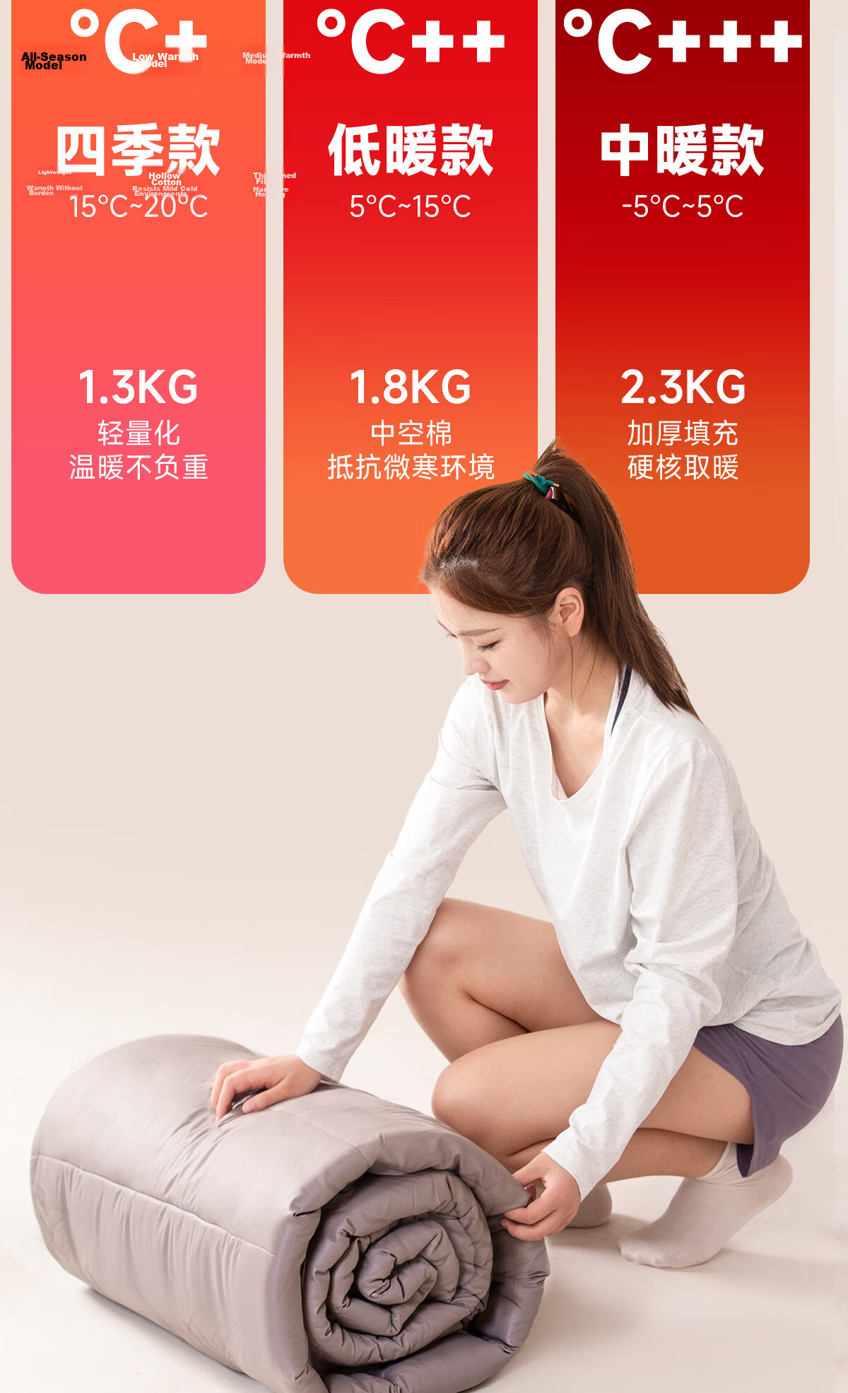 TAN XIAN ZHE Adult Sleeping Bag Outdoor Camping Winter Thickened Wide Cold-Resistant Quilt 2-in-1 Hotel Nap Blanket 4