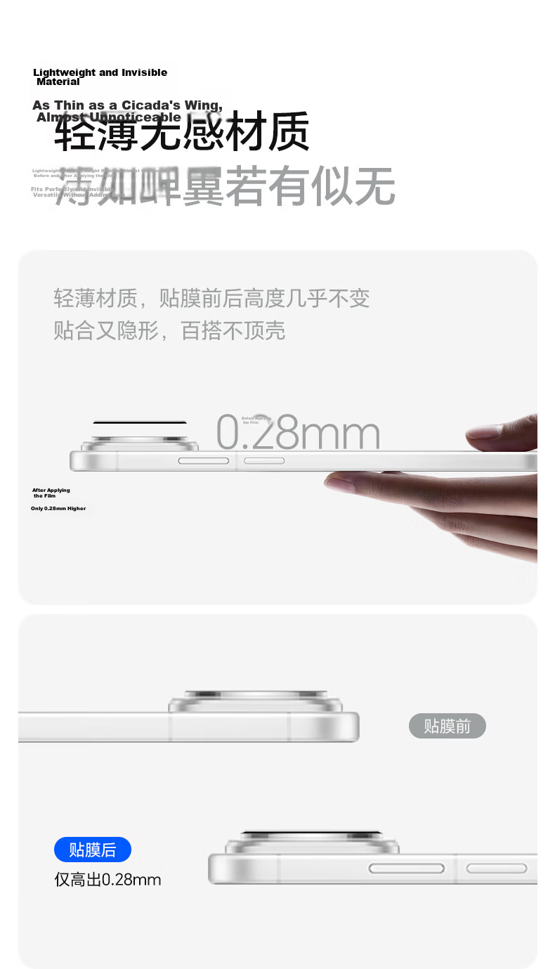 LLUNC AR Anti-Reflective HD Tempered Glass Camera Lens Protector for Huawei nova16 Pro Rear Camera Anti-Scratch Anti-Glare Protective Film 8