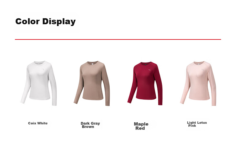Anta Zero Pressure Quick-Dry T | C100 Quick-Dry Master Wool Long Sleeve T-Shirt Women Autumn New Slim Running Top 18