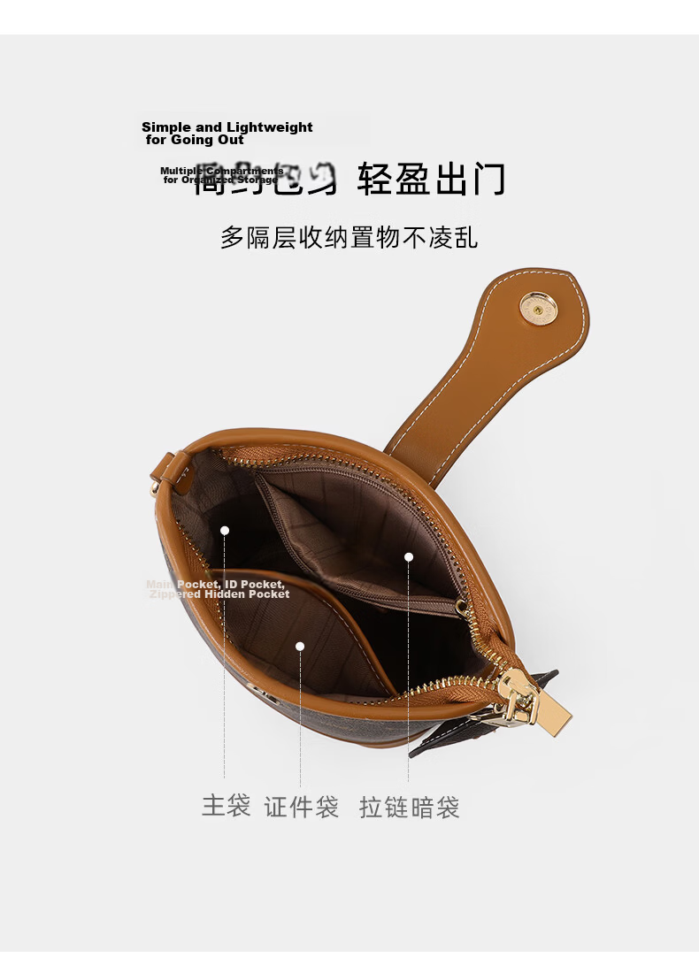 Viney Women's Boutique Bucket Bag Fashionable Crossbody Phone Bag Small Purse Birthday Qixi Valentine's Day Gift for Girlfriend 9
