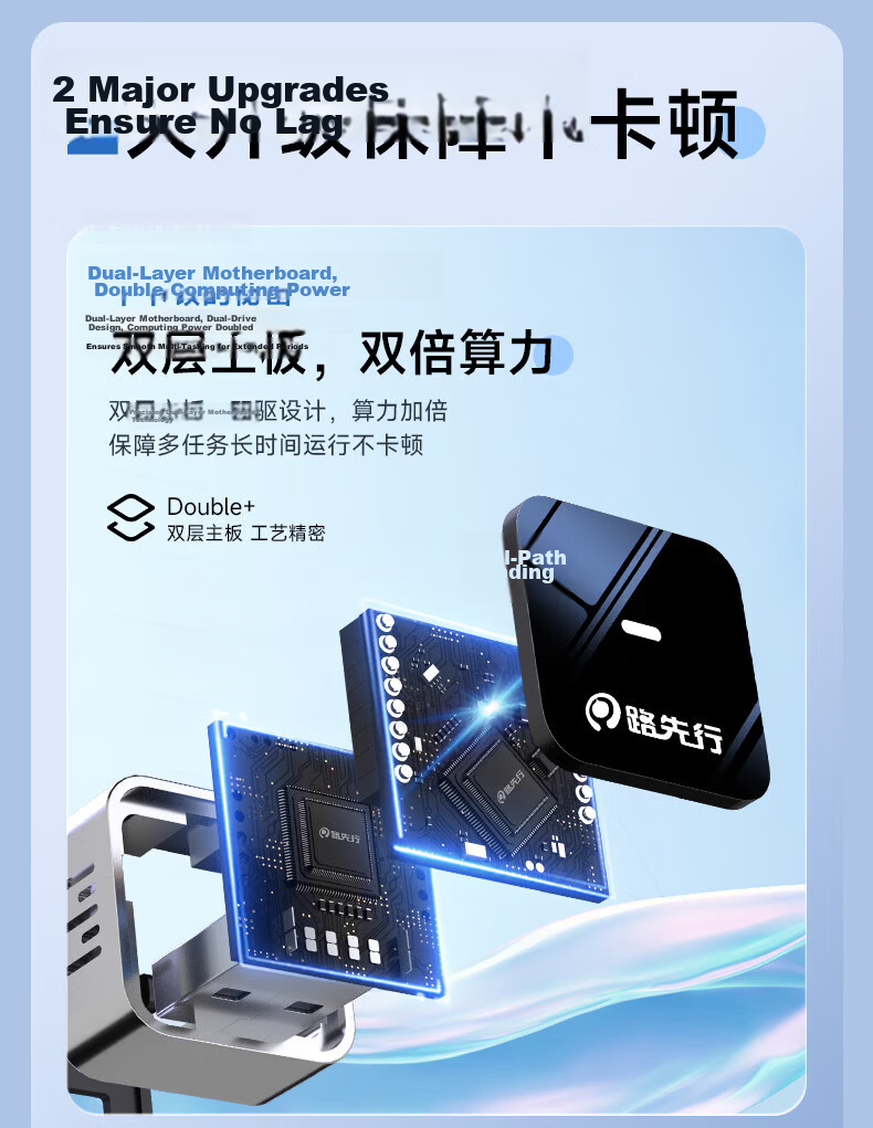 Luxianxing Wireless Box for Baidu CarLife Compatible with OPPO Honor Vivo Xiaomi Samsung Android Phone Connectivity Box 16