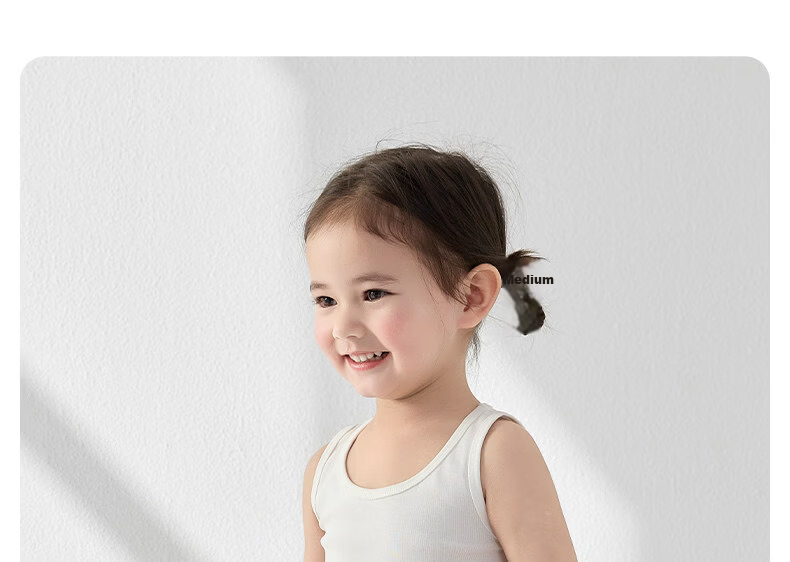 Nido Bear Children's Safety Shorts Girls Summer Thin Modal Underwear Anti-Exposure 2-in-1 Leggings 38