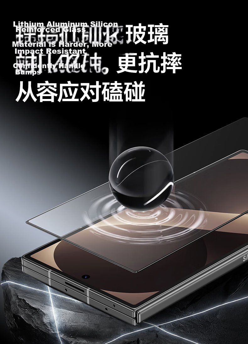 Benks Crystal Shield Ultra Hard Glass AR Anti-Reflection Tempered Glass Screen Protector for Samsung Z Fold8 Ultra Z Fold7 Scratch-Resistant Full Screen Film 7