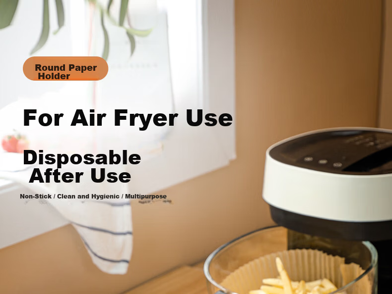 Kaoleshi Air Fryer Paper Trays High-Temperature Resistant Thickened Oil-Proof Oven BBQ Waterproof Universal Liners 1
