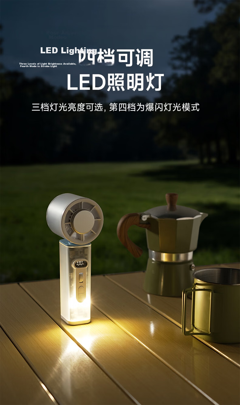 Youyang Semiconductor Cooling Mini Portable Handheld High-Speed Energy-Saving Turbo Rechargeable Outdoor Electric Fan 19