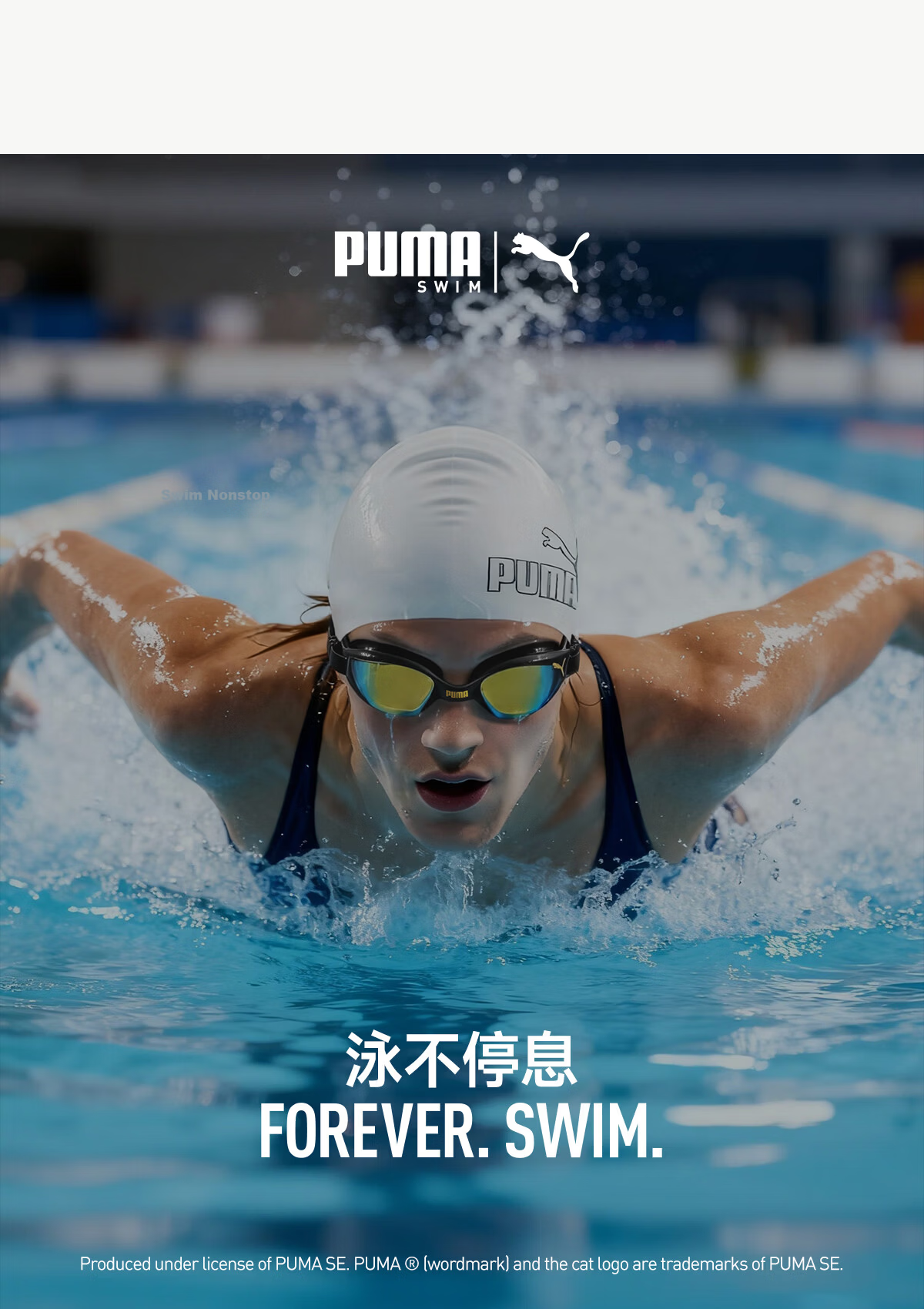 PUMA High-Definition Imported Anti-Fog Waterproof Swimming Goggles for Men and Women Professional Advanced Racing Swim Goggles Anti-Distortion Eye Protection 28