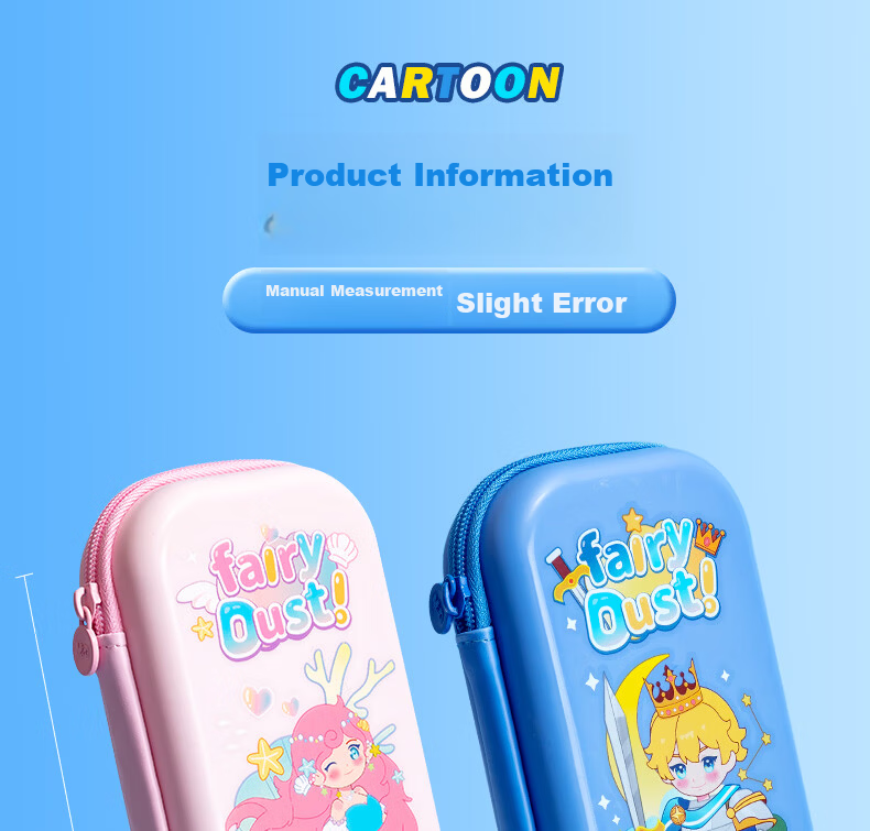 M&G Stationery Primary School Pencil Case Prince EVA Large Capacity Pencil Box Lightweight Durable PP Pencil Case Birthday Gift 17