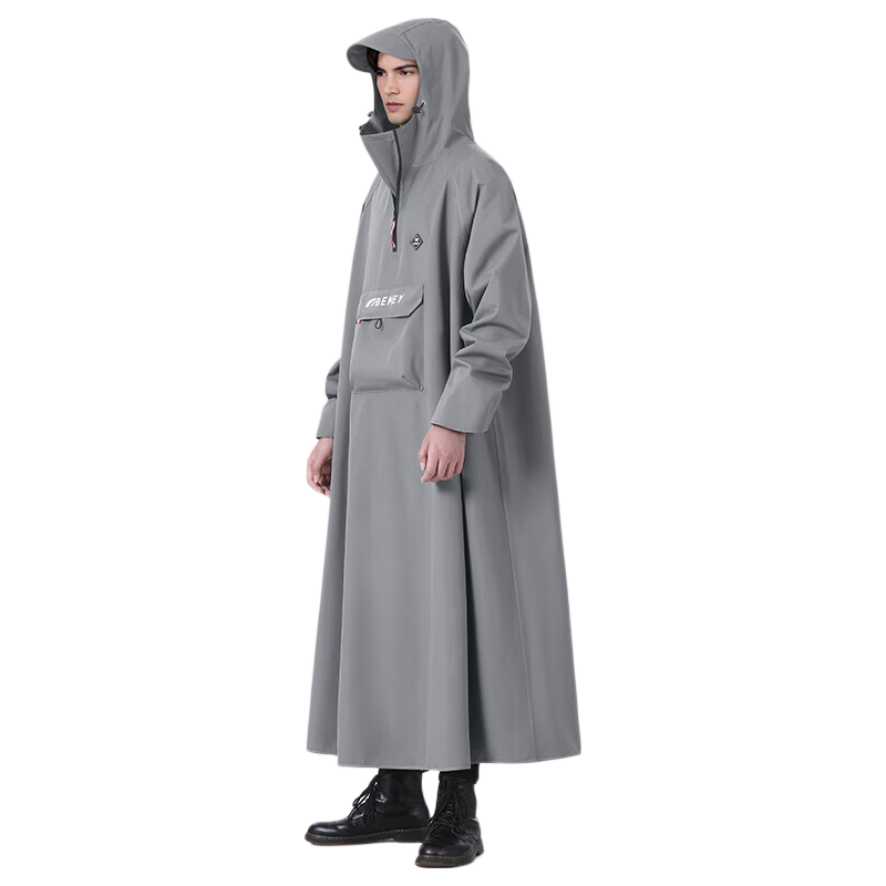 Beimei Electric Scooter Raincoat for Men And Women, Single-Person One-Piece Long Full-Body Heavy Rain Protection, Detachable Rain Poncho for Rider And Vehicle