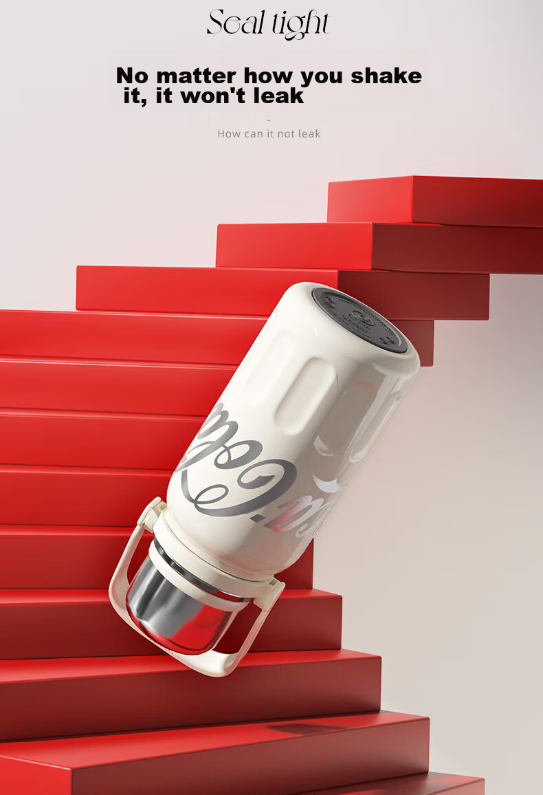 Germ Coca-Cola Collaboration Rhythm Insulated Bottle GE-CK23AW-B35-1 Starlight White 800ml (Piece) 18