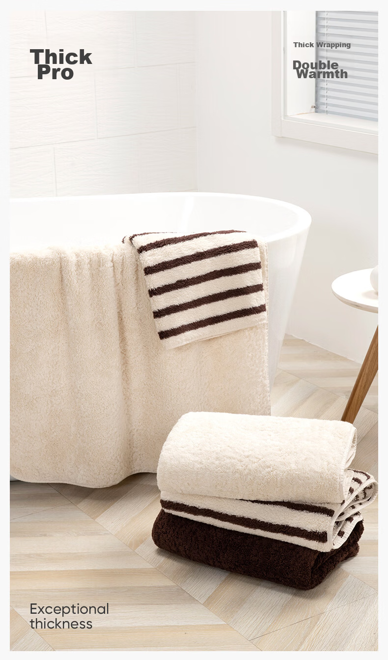 Furi Home Textiles × JDear JD.com Collaboration Pure Cotton A-Class Extra Large Extra Thick Xinjiang Long-Staple Cotton Bath Towel Deep Purple 8