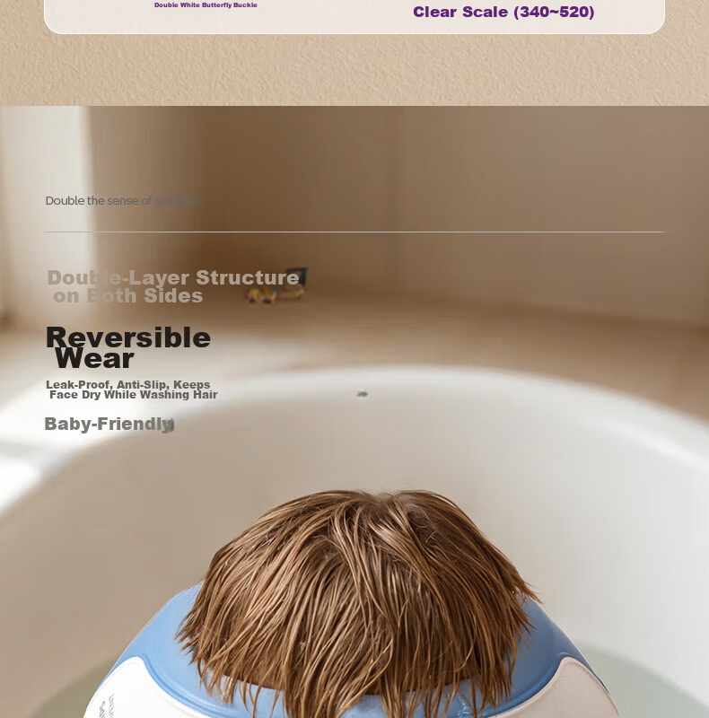 AVENT Kids Shampoo Shield Baby Bath Ear Protection Wash Hair Cap 12