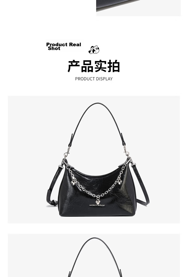 Disney Crossbody Underarm Commuter Bag Women's New Luxury Small Niche New Year Gift Versatile Small Bag 14