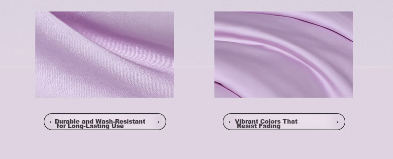 Fuanna 60S Long-Staple Cotton 4-Piece Bedding Set 100% Cotton Sheet and Duvet Cover Single/Double Bed 203×229cm 9