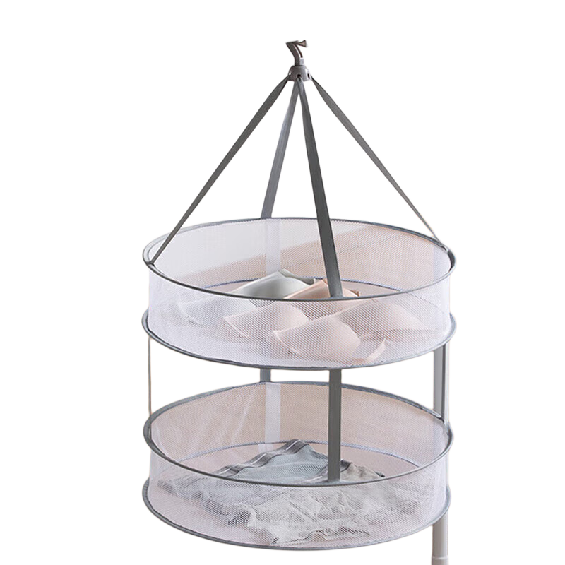 CHAHUA Clothes Drying Rack Flat Lint-Free Foldable Mesh for Hanging Sweaters, Underwear And Socks Polyester Spandex Water-Draining