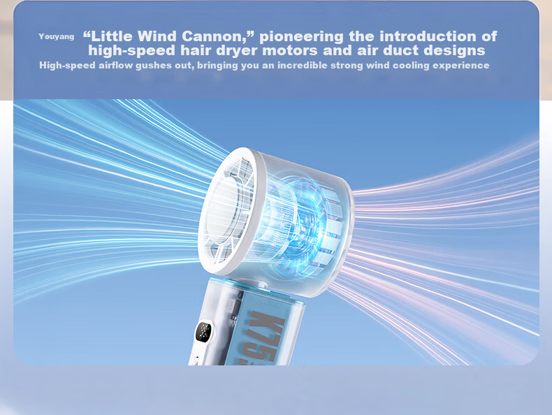 Youyang Semiconductor Cooling Mini Portable Handheld High-Speed Energy-Saving Turbo Rechargeable Outdoor Electric Fan 6