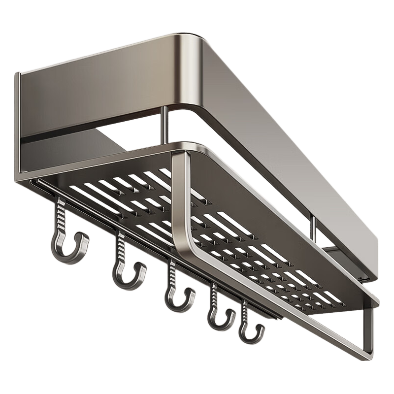 Baihan Bathroom Storage Rack, No Drilling Required, Toilet Washstand Shelf, Thickened Wall-Mounted Organizer, Wall-Hanging Rack