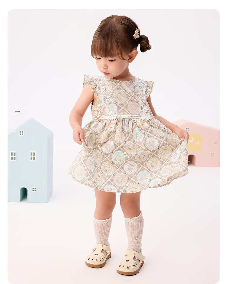 Balabala Kids Dress Girls Summer Baby Princess Floral Sweet Fashion Skirt 20