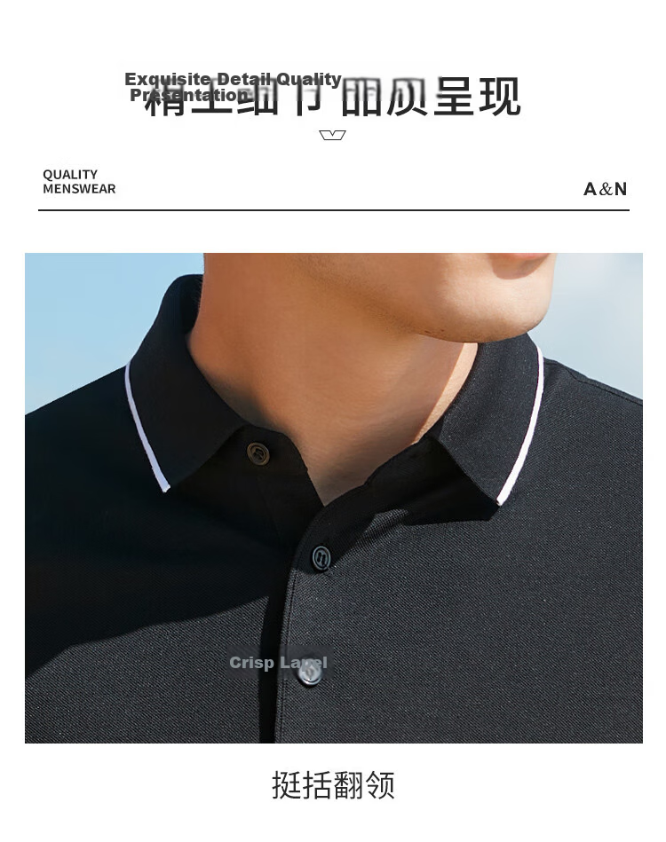 Antonio 55% Mulberry Silk Cooling Breathable High-End Short Sleeve Polo Shirt Men Summer Knitted Business Casual T-Shirt Top 30