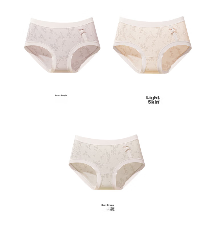 GUJIN Women's Summer Thin High Elasticity Abdomen Control Hip Lift Full Coverage Antibacterial Seamless Breathable Comfort Briefs 14