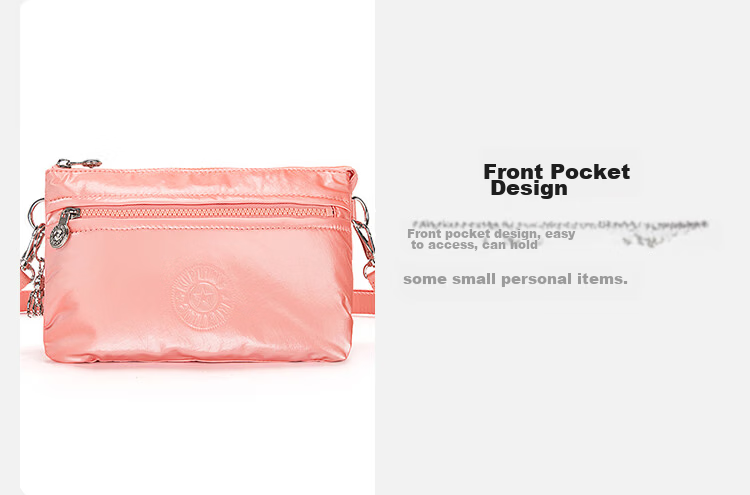 Kaipulin RIRI Glamorous Orange Pink Women's Shoulder Bag Birthday Gift Crossbody Bag 8