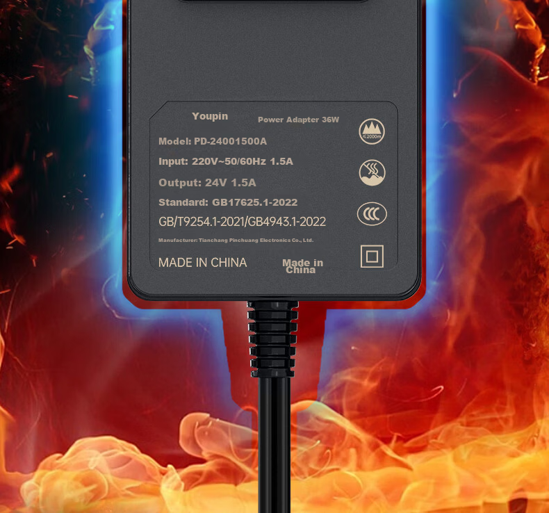 Youpin 24V 1.5A Power Adapter for Midea, Qinyuan, Haier, Xiaomi, Smith Water Purifiers, Water Dispensers, Printers, Power Cords, Massagers, Chargers, LED Desk Lamps, Vacuum Cleaners 10